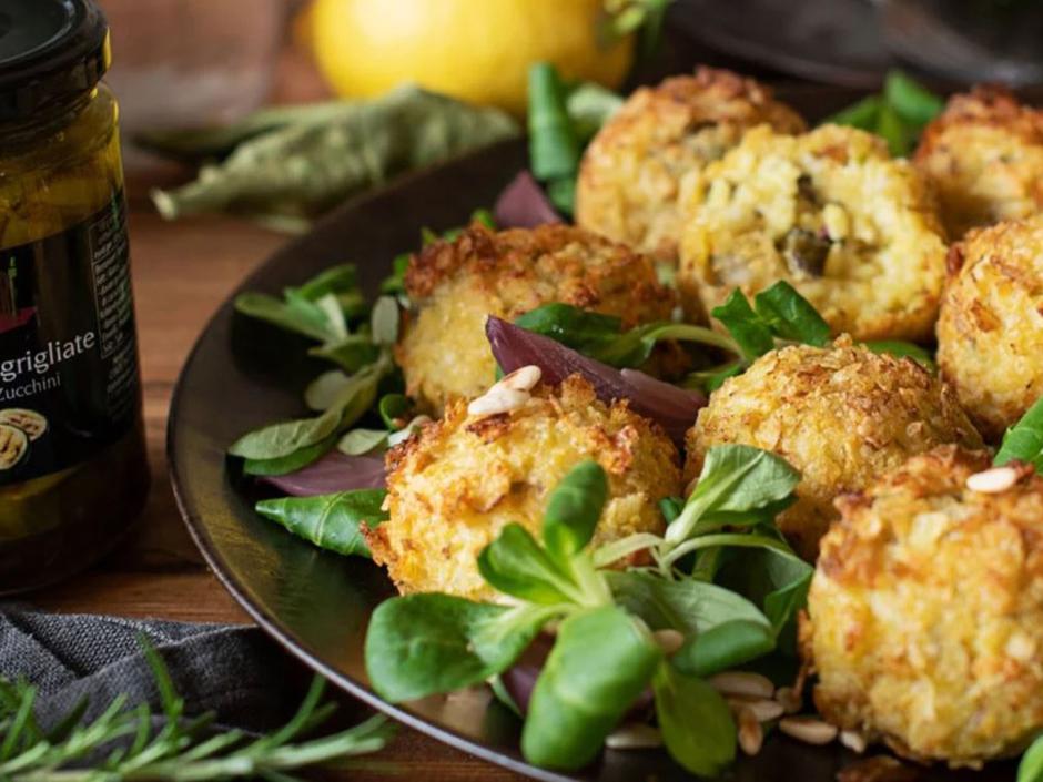 Knusprige Arancini mit Chipskruste