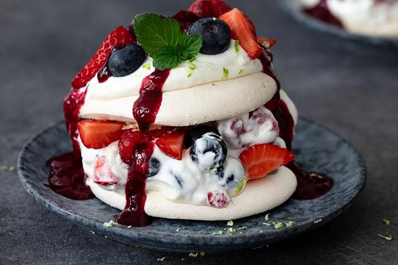 Mini-Pavlova Törtchen