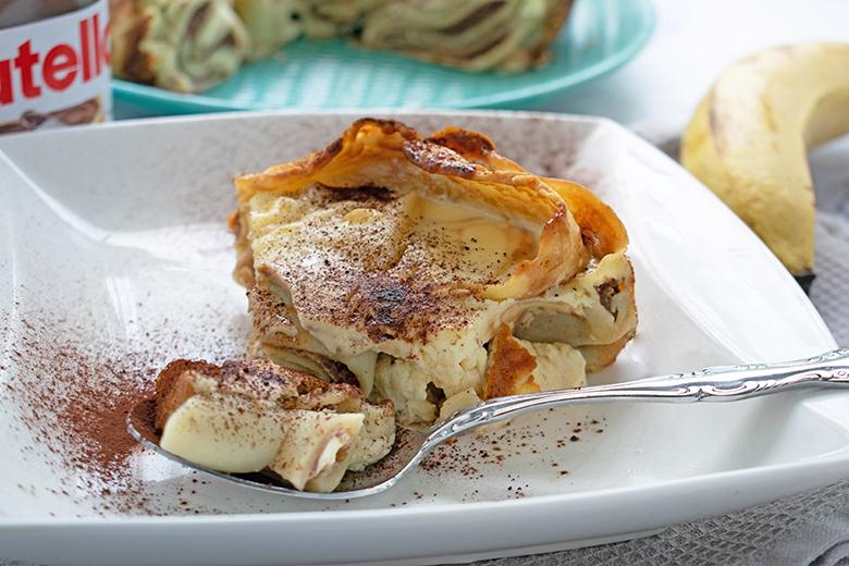 Bananen-Nutella-Auflauf