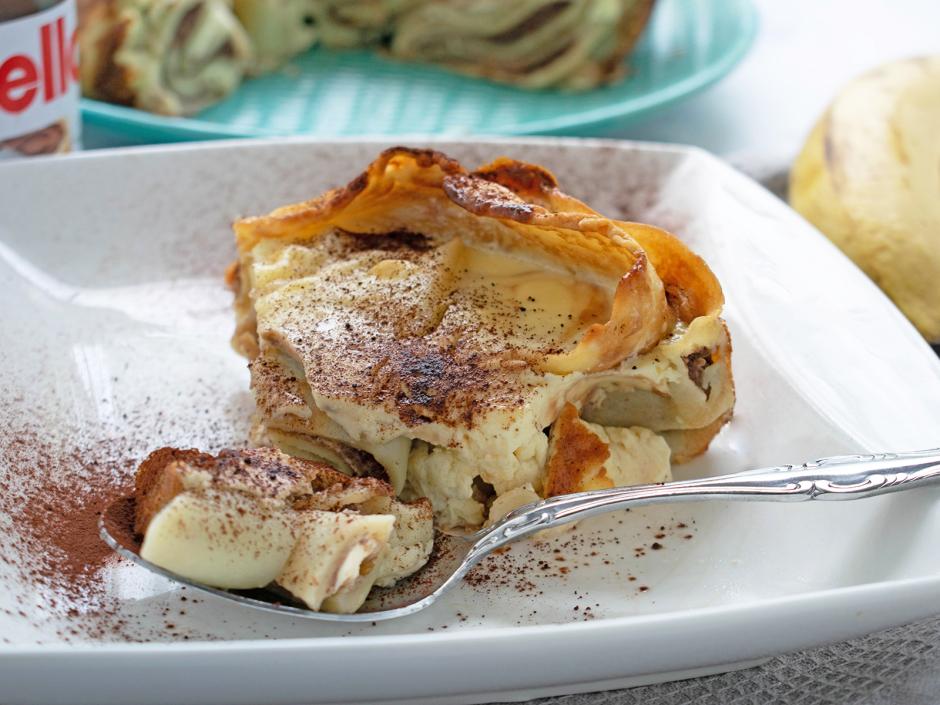 Bananen-Nutella-Auflauf