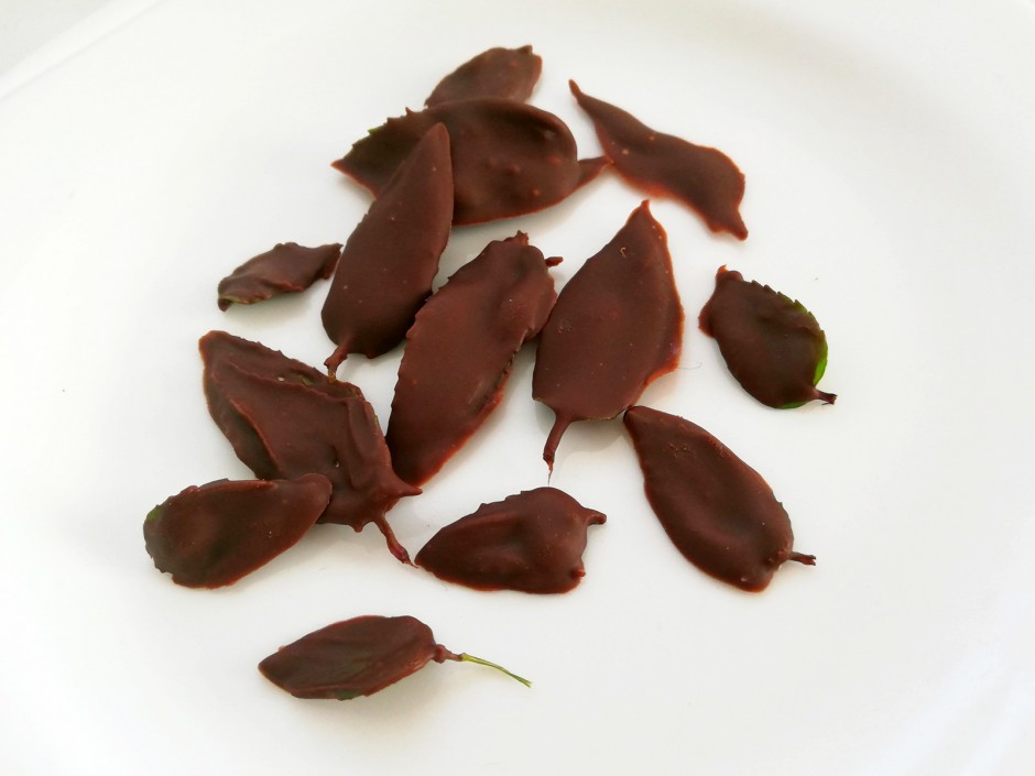 After-Eight aus Minzblätter