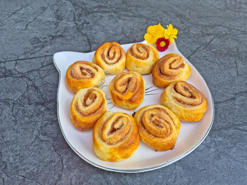 Mini-Zimtschnecken aus dem Airfryer