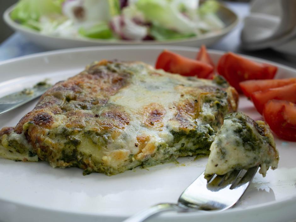 Spinat-Karotten Lasagne