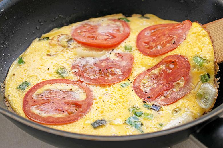 Lauch-Tomaten-Pfanne