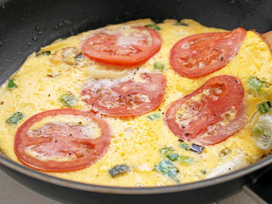 Lauch-Tomaten-Pfanne