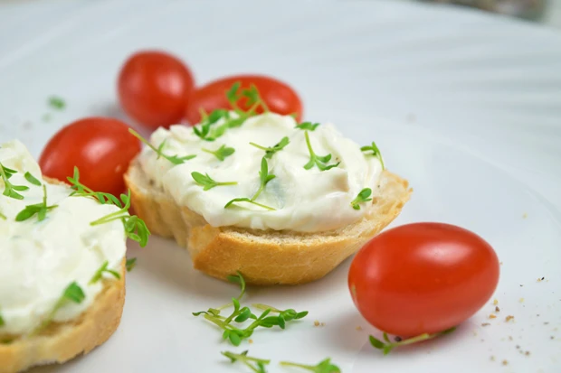 Gorgonzolaaufstrich mit Kresse