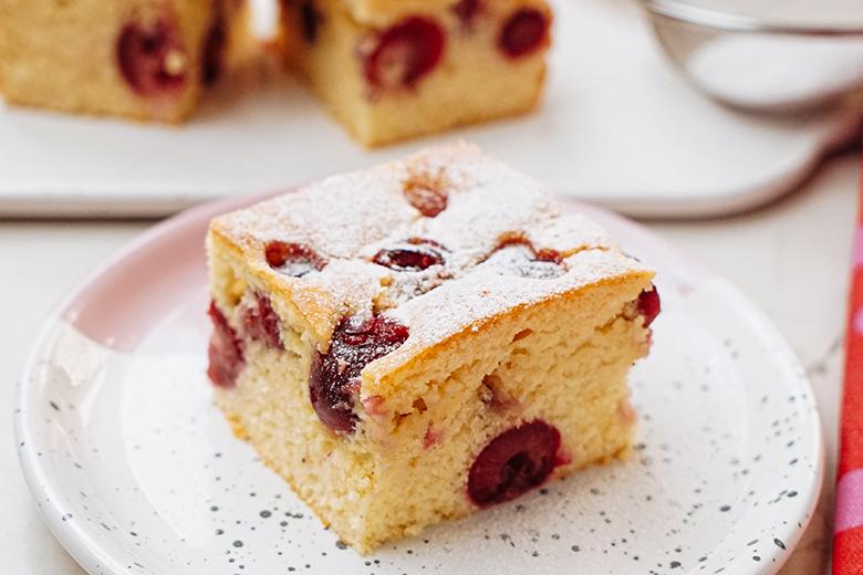Kirschkuchen mit Ölteig