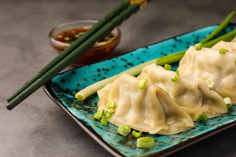 Gedämpfte Klößchen mit süßer Sojasauce