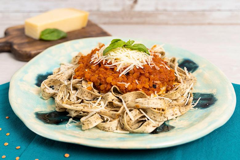 Linsen-Bolognese aus dem Slow Cooker