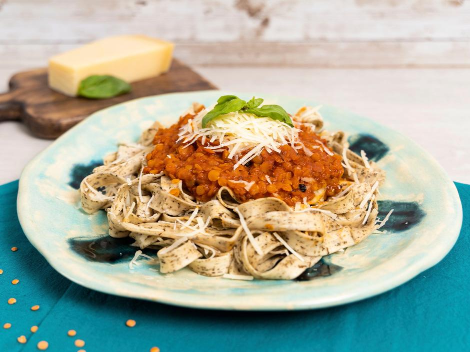 Linsen-Bolognese aus dem Slow Cooker