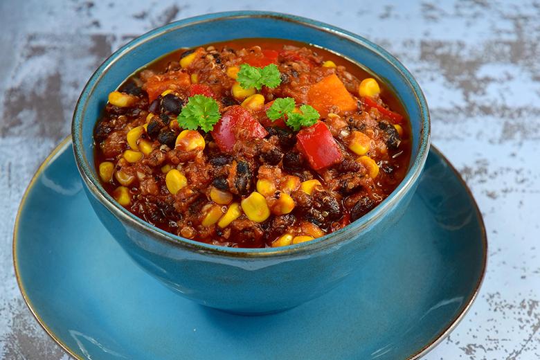 Chili sin Carne im Slow Cooker
