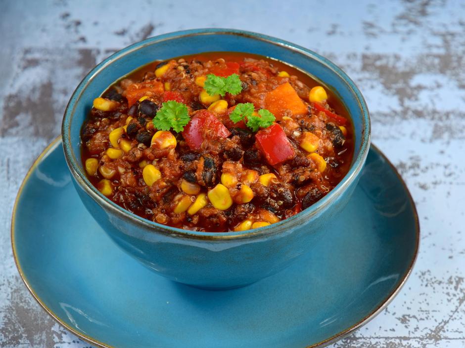 Chili sin Carne im Slow Cooker