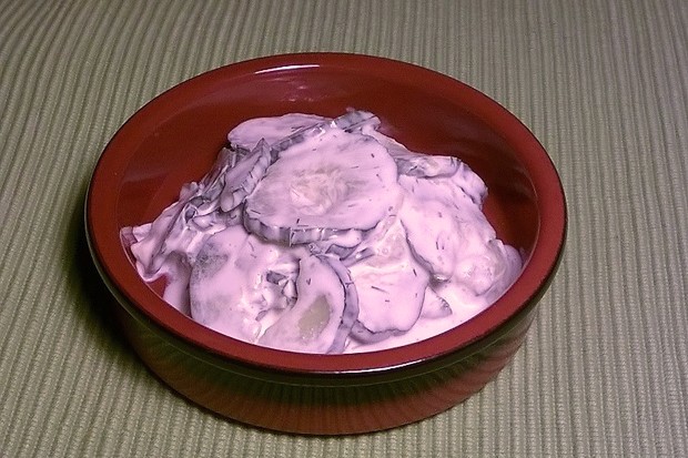 Rahmgurkensalat