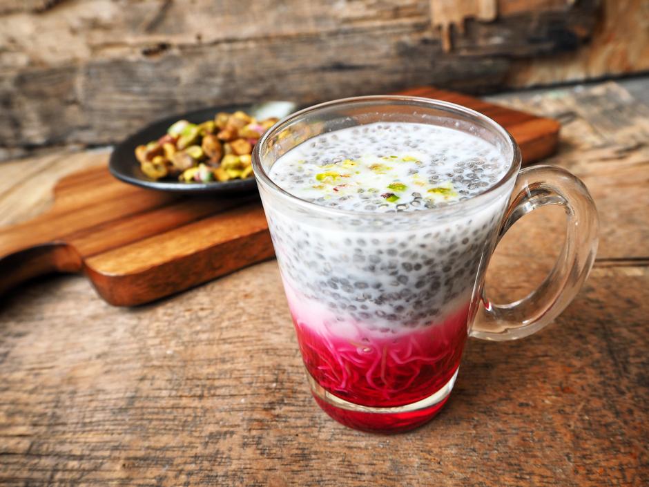 Falooda Glasnudel Dessert