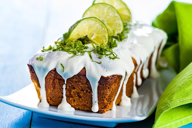 Glasierter Limettenkuchen