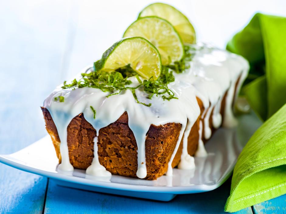 Glasierter Limettenkuchen