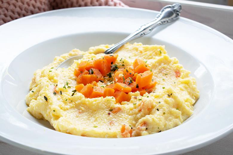 Mais-Kürbis Püree