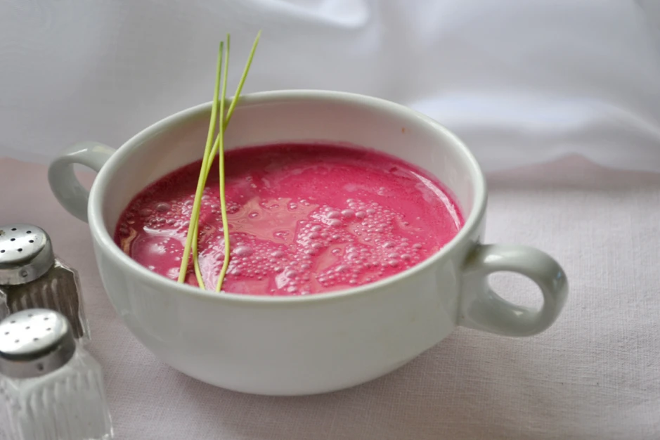 Suppe in Pink