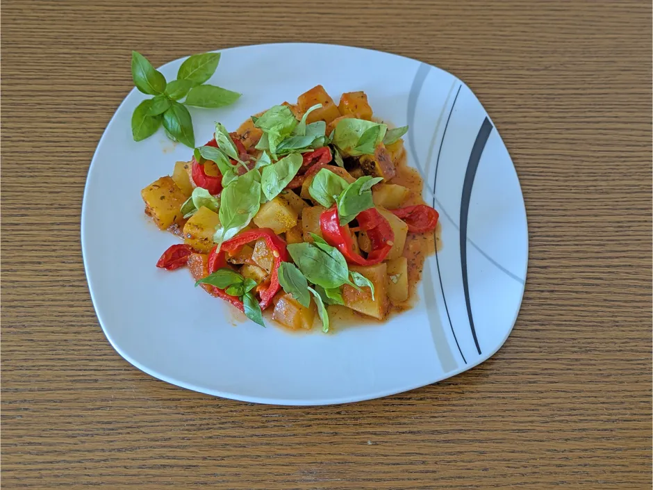 K&uuml;rbis-Paprika-Gem&uuml;se