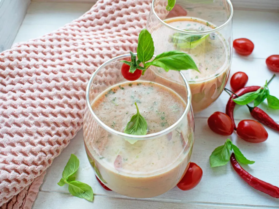 Tomaten-Soja Smoothie