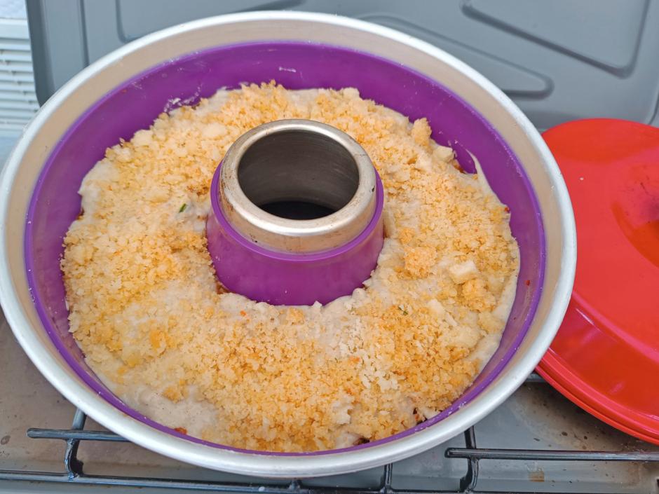 Gemüselasagne aus dem Campingbackofen