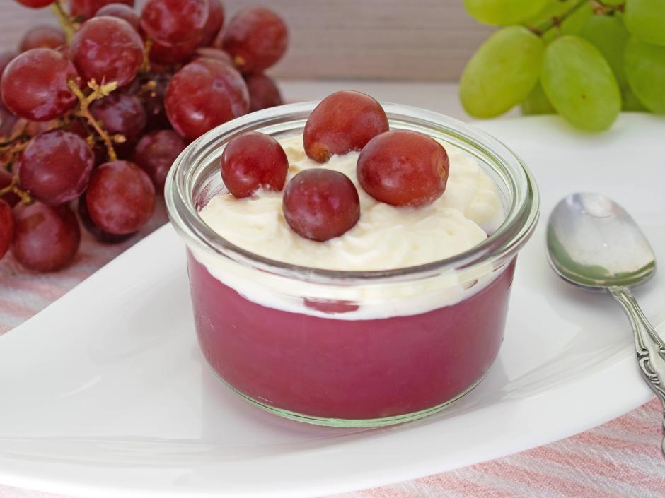 Trauben-Zimt-Creme