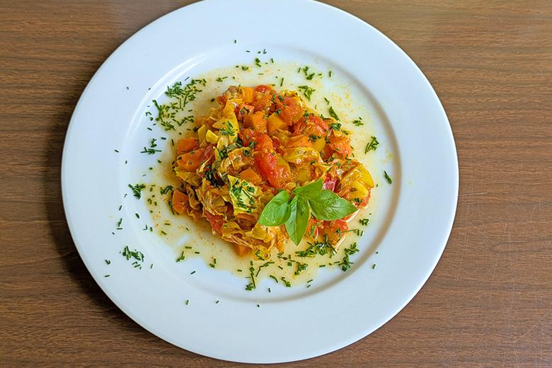 Paradeiskraut mit Karotten