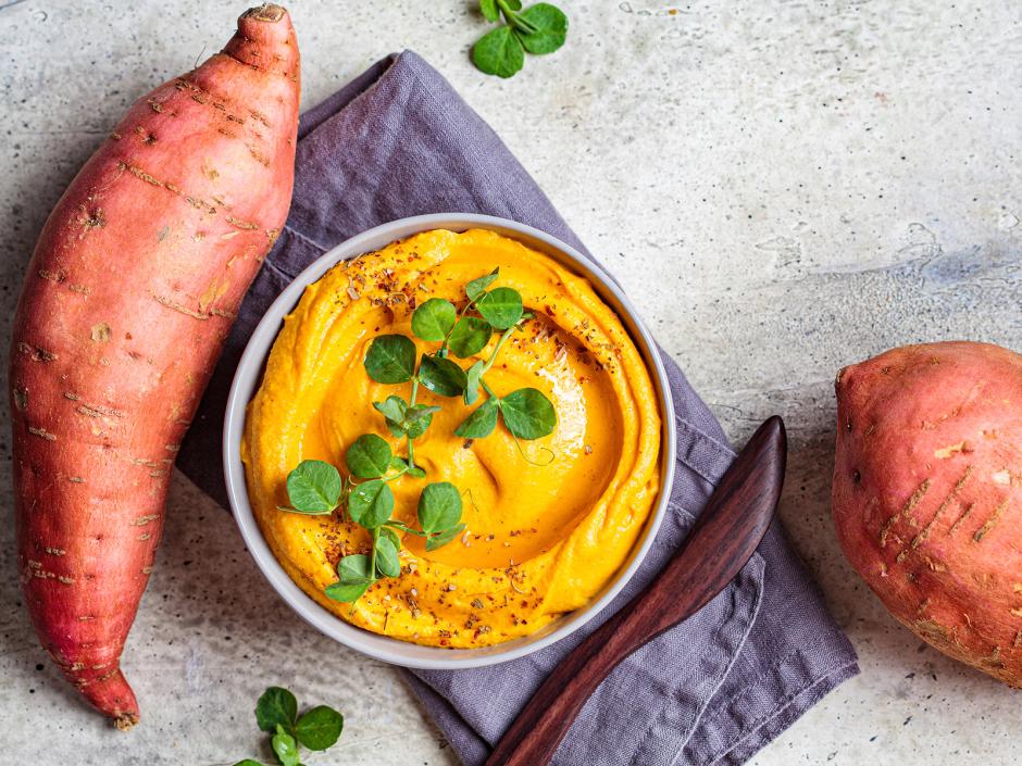 Süßkartoffel Hummus
