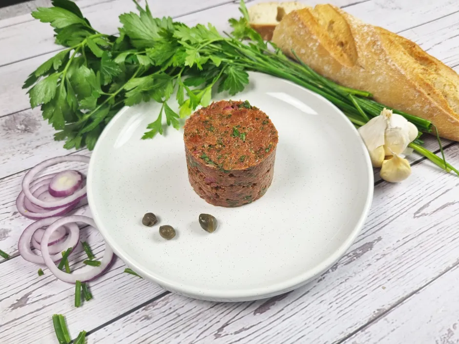 Tomaten-Tatar aus getrockneten Tomaten