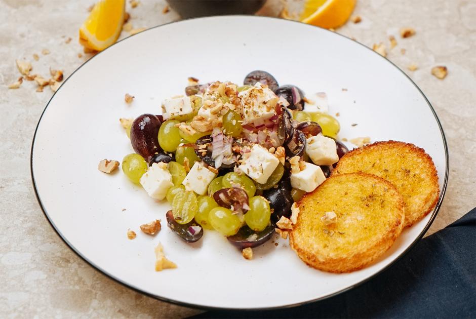 Trauben-Feta-Salat
