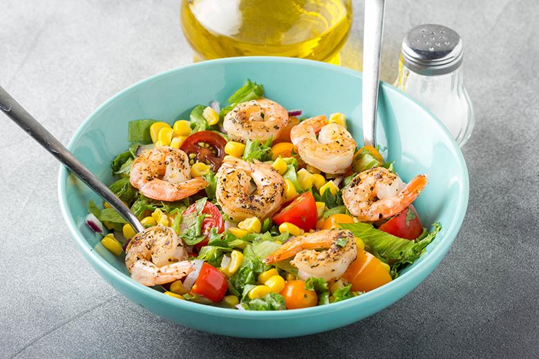 Shrimps-Salat
