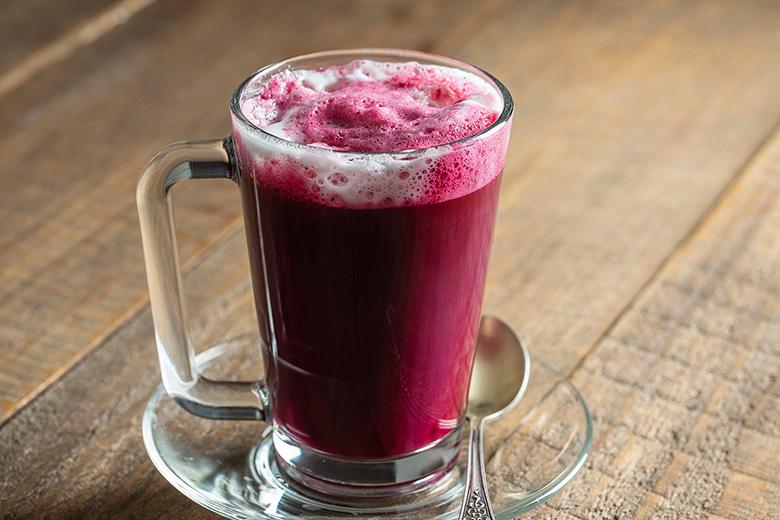 Rote-Rüben-Vanille-Latte