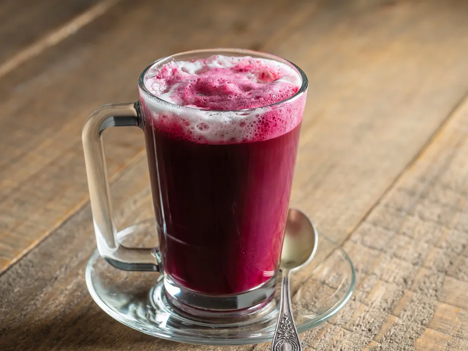 Rote-R&uuml;ben-Vanille-Latte