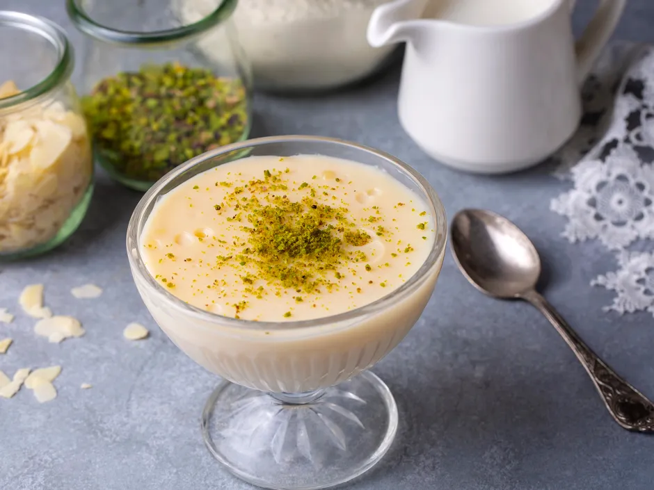 Kesk&uuml;l Mandelpudding mit Kokos