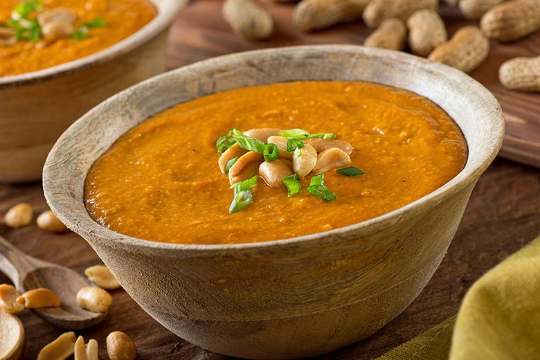 Maafe Erdnuss-Suppe 