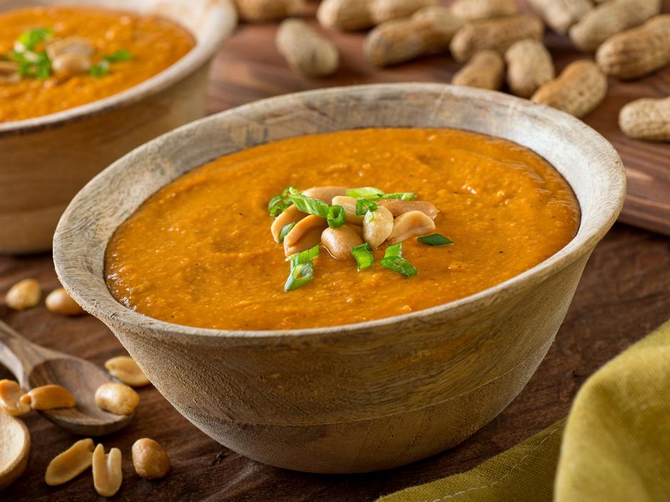 Maafe Erdnuss-Suppe 