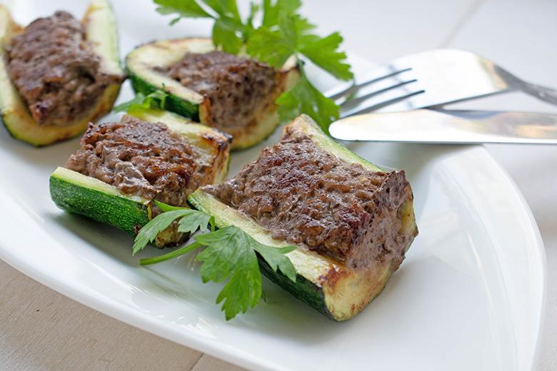 Gebackene Zucchini
