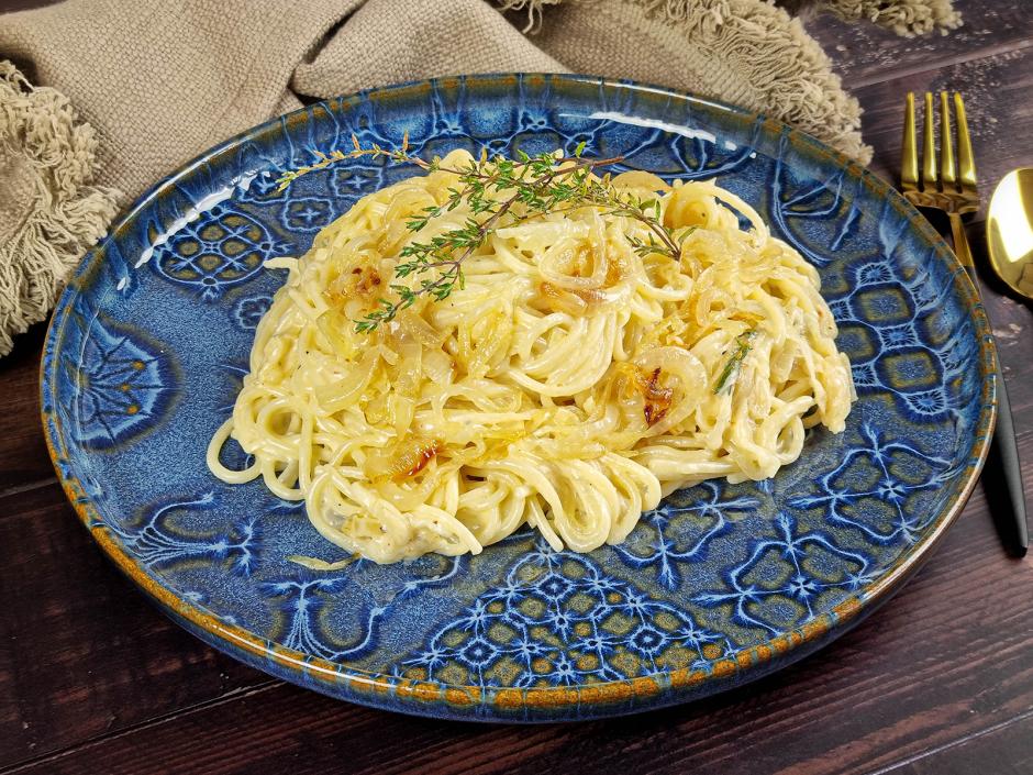 Karamellisierte Zwiebel-Pasta