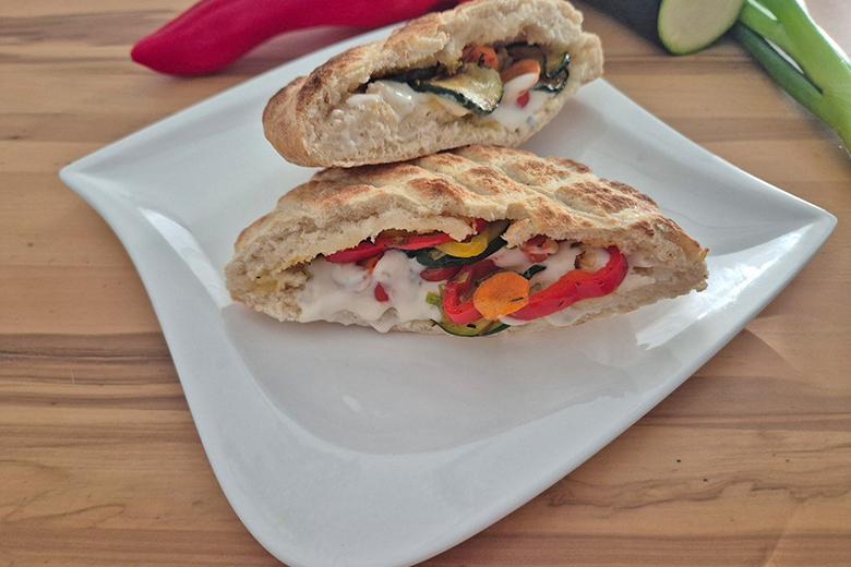 Vegetarischer Gemüsedöner