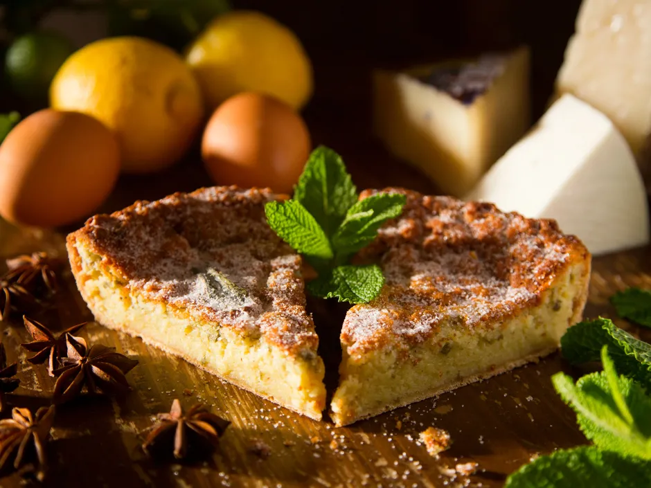 Flao K&auml;sekuchen mit Anisado