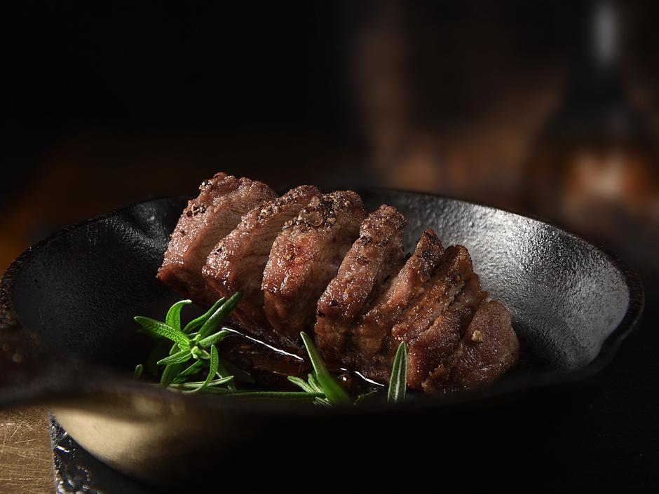 Gebratenes Wildschweinfilet