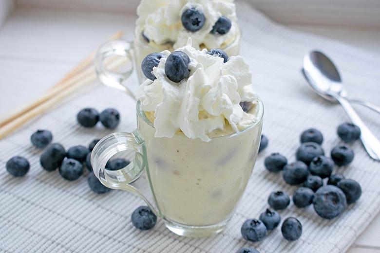 Einfaches Heidelbeer-Dessert
