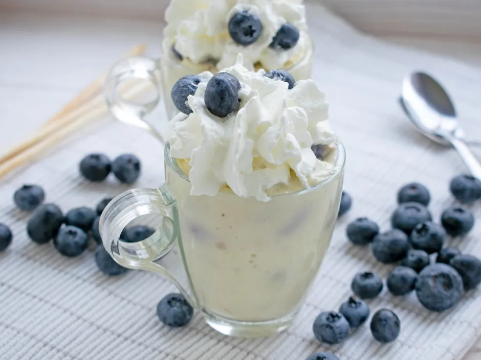 Einfaches Heidelbeer-Dessert