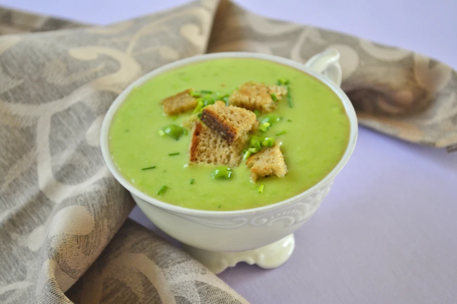 Erbsenschaumsuppe