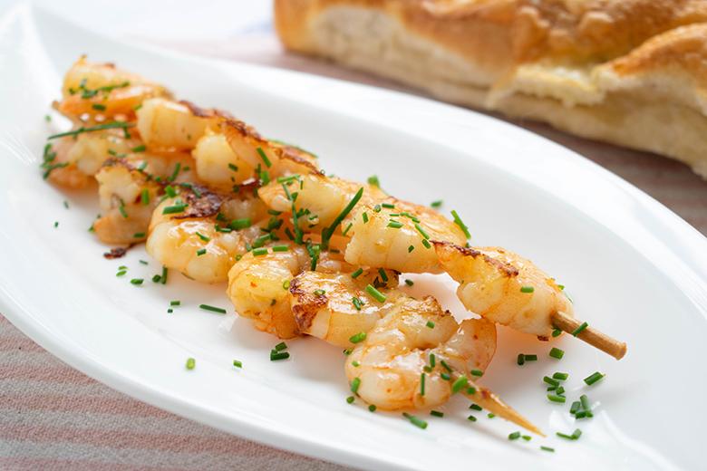 Gegrillte Crevetten
