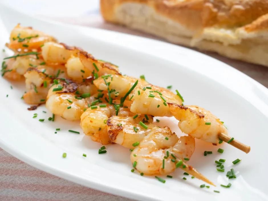 Gegrillte Crevetten