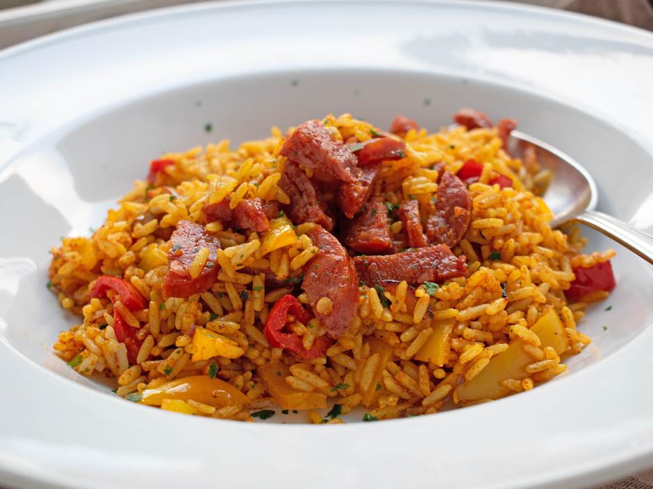 Reis-Chorizo-Pfanne