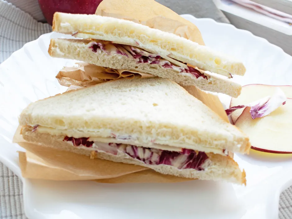 Ziegenk&auml;se-Sandwich