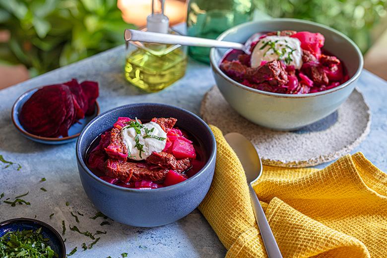 Heimisches Borschtsch mit Vegeta