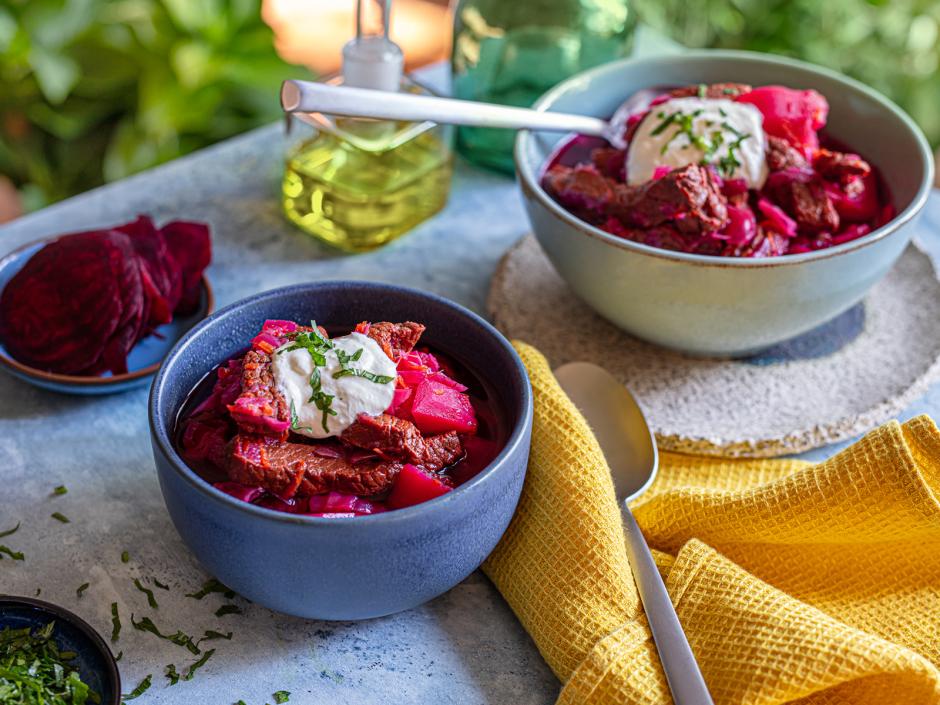 Heimisches Borschtsch mit Vegeta